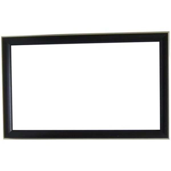 Alpine Fine Furniture Alpine Fine Furniture 78232 Cypress Collection Black Grained with Silver Trim Wall Mirror 78232